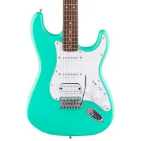 FENDER SQUIER DEBUT Stratocaster HT HSS LRL SFM Электрогитара, 6 струн, цвет зеленый 