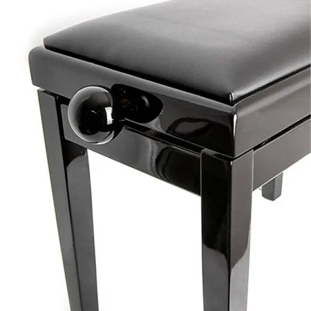 Rin HY-PJ018A-GLOSS-BLACK Банкетка, черный/черный, кожзам