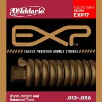 Набор струн для 6-струнной акустической гитары D`ADDARIO EXP17