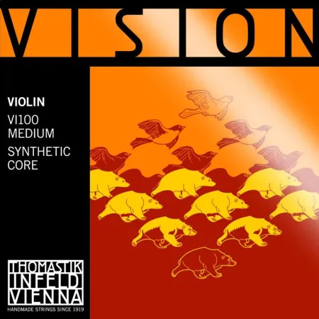 Набор струн для скрипки Thomastik Vision VI 100 Violin Medium 4/4