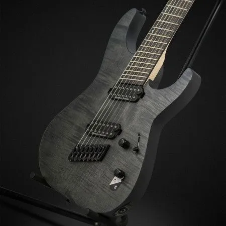 ESP LTD M-1007MS FM Электрогитара, 7 струн, мультимензурная, цвет черный глянцевый