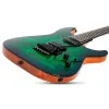 SCHECTER C-6 FR PRO AQB Электрогитара, Stratocaster, цвет Aqua Burst