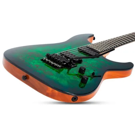 SCHECTER C-6 FR PRO AQB Электрогитара, Stratocaster, цвет Aqua Burst