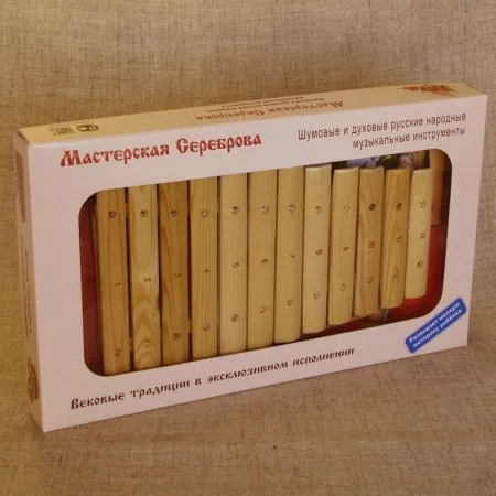 Мастерская Сереброва (к1-кс-03) Ксилофон, 12 пластин