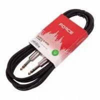 FORCE FLC-101/3 Шнур аудио stereo JACK 1/4"(male) <=> stereo JACK 1/4"(male), длина 3 метра