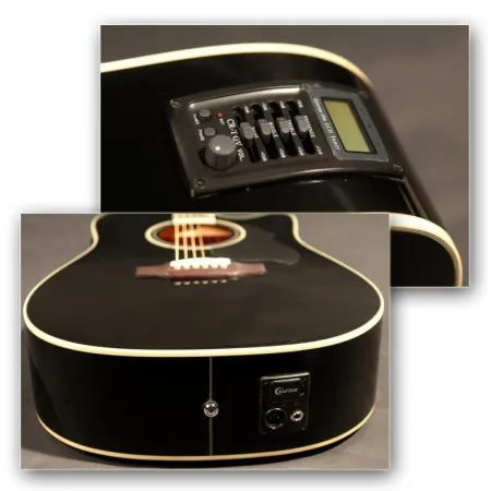 Гитара электроакустическая CRAFTER ED-75 CEQ/BK + чехол