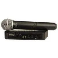 SHURE BLX24E/PG58 M17 радиосистема UHF, 1 ручной микрофон SHURE BLX24E/PG58 M17 радиосистема UHF, 1 ручной микрофон