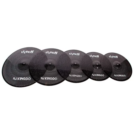 KINGDO LOW VOLUME SET 14"+16"+18"+20" BLACK Комплект тарелок