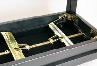 Rin HY-PJ018A-MATT-BLACK Банкетка, черный/черный матовый