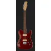 Harley Benton TE-90QM Trans Red полуакустическая гитара