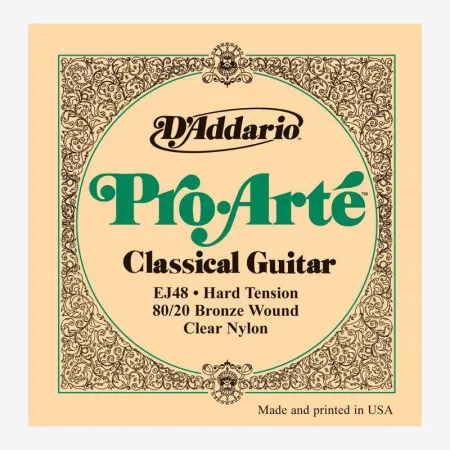 Набор струн для 6-струнной классической гитары D`ADDARIO EJ48