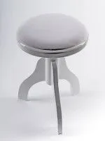 Fleet BH106-2-WH Стул круглый, регулировка по высоте, белый