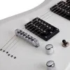 SCHECTER C-6 DELUXE SWHT Электрогитара, Stratocaster, цвет матовый белый