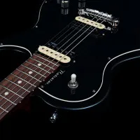 Godin Radiator Matte Black RN  Электрогитара Les Paul, 6 струн, HH, цвет черный матовый