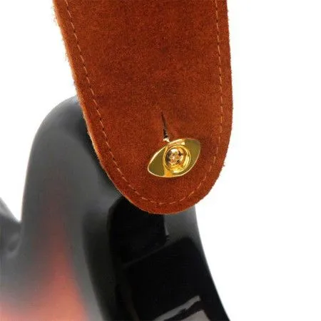 Planet Waves PWEEP302 Комплект из 2-х креплений ремня для гитары, эллиптические, золото