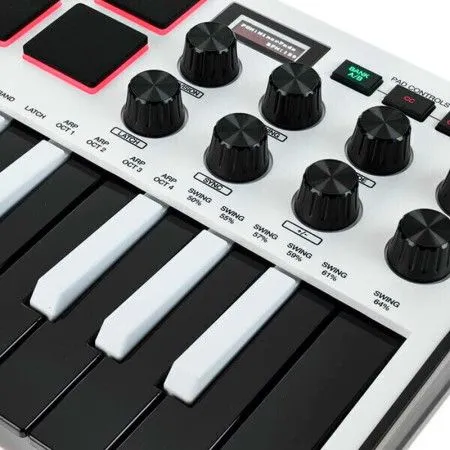 AKAI PRO MPK MINI MK3 WHITE USB/MIDI клавиатура контроллер