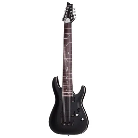SCHECTER DAMIEN PLATINUM-9 SBK Электрогитара, 9 струн, 24 лада, цвет матовый чёрный