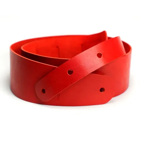 Mamba straps MB6061-117 Ремень для гитары, кожаный, красный