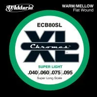 Набор струн для 4-струнной бас-гитары D`ADDARIO ECB80SL