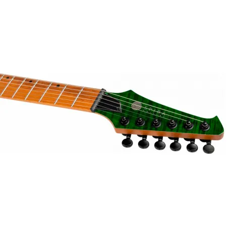 SPIRA S-450 TGR Электрогитара, Superstrat, 6 струн, цвет глянцевый зеленый
