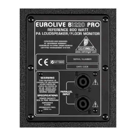 Акустическая система пассивная BEHRINGER B1220 Pro Eurolive