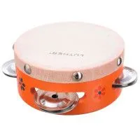 Fleet TH4-3B Тамбурин с кожей с 3 бубенцами