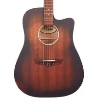 D'Angelico Premier Bowery LS AM Гитара электроакустическая, Dreadnought, античный коричневый бёрст