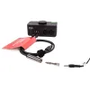 FORCE FLC-12/1 Шнур 2х monoJACK1/4(M)⇔stereoJACK1/4(F) + переходник на miniJACK1/8(stereo), 1 м