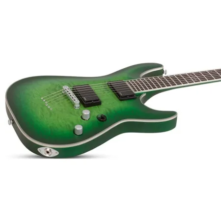 SCHECTER C-1 PLATINUM SGB Электрогитара, 6 струн, цвет зеленый