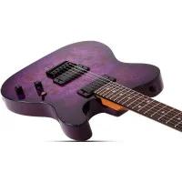 SCHECTER PT STANDARD PBB Электрогитара, 6 струн, цвет Purple Burst Burl 
