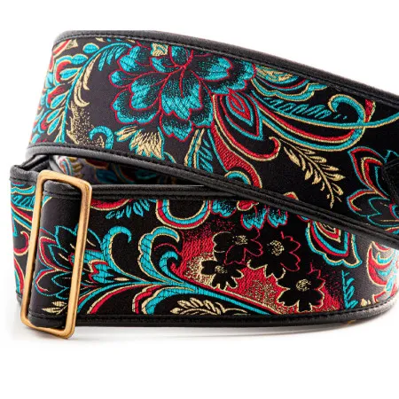 RightOn Straps Talisman Beppu II Teal Ремень для гитары, текстиль/синтетика