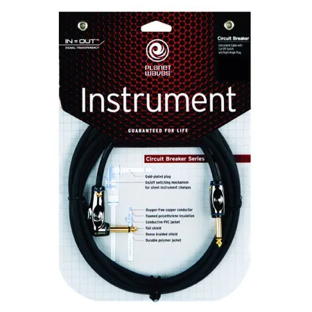 Шнур инструментальный PLANET WAVES PW-AGRA-20 Circuit Breaker