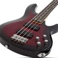 SCHECTER C-4 PLUS STCHB Бас-гитара, 4 струны, 24 лада, цвет вишневый берст