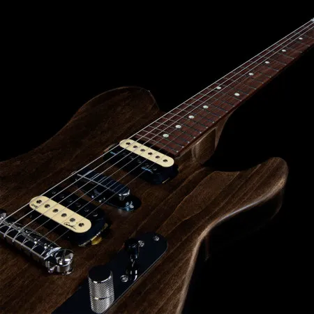 Godin Radium Carbon Black RN Электрогитара Telecaster, 6 струн, HSH, цвет обожженное дерево