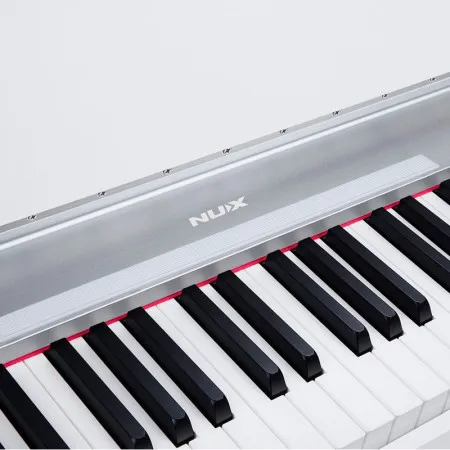 NUX NCK-330-WH Пианино цифровое на стойке, 88 клавиш, 3 педали, белое
