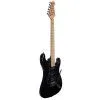 ROCKDALE Stars Plus HSS Maple Black электрогитара, стратокастер, H-S-S, тремоло бридж, цвет черный, 