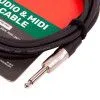 FORCE FGC-20/3 Шнур инструментальный Jack 1/4"(прямой) ⇔ Jack 1/4"(прямой), 3 метра