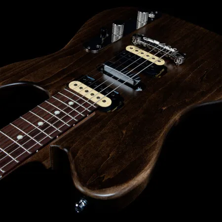 Godin Radium Carbon Black RN Электрогитара Telecaster, 6 струн, HSH, цвет обожженное дерево