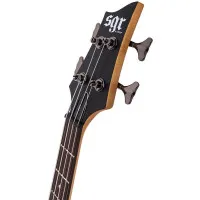 SCHECTER SGR C-4 BASS WSN Бас-гитара, 4 струны, 24 лада, цвет матовый орех
