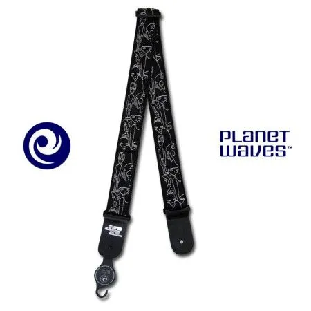 Ремень Planet Waves 50JS05 Joe Satriani Collection «Silver Scetches»
