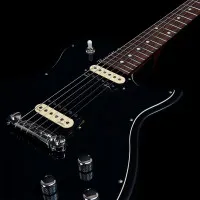 Godin Radiator Matte Black RN  Электрогитара Les Paul, 6 струн, HH, цвет черный матовый