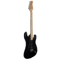 ROCKDALE Stars Plus HSS Maple Black электрогитара, стратокастер, H-S-S, тремоло бридж, цвет черный, 