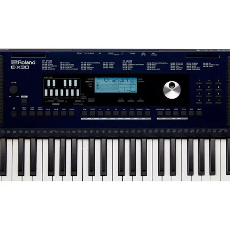 Roland E-X30 Синтезатор, 61 клавиша, цвет синий