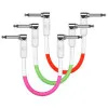 Kirlin IM3-203W 0.3M 3 Комплект из 3-х шнуров JACK 1/4" (угловой) <=> JACK 1/4" (угловой), 30см.