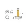 Потенциометр DIMARZIO EP-1201L Custom Taper Potentiometer 500K Long Shaft