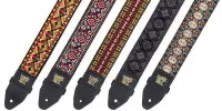 Ernie Ball 4094 Vintage Weave ремень для электрогитары, полипропилен, кожаные наконечники