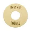 Hosco LP-SW-I Накладка под переключатель Treble/Rhythm, кремовая