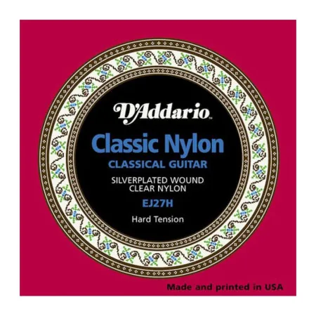 Набор струн для 6-струнной классической гитары D`ADDARIO EJ27H