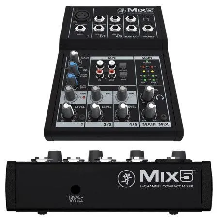 MACKIE Mix5 Микшерный пульт 5-канальный