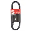 STAGG SAC3MPS(B)PS Шнур аудио stereo JACK 1/4" (M) ⇔mini stereo JACK 1/8"(M), 3 метра